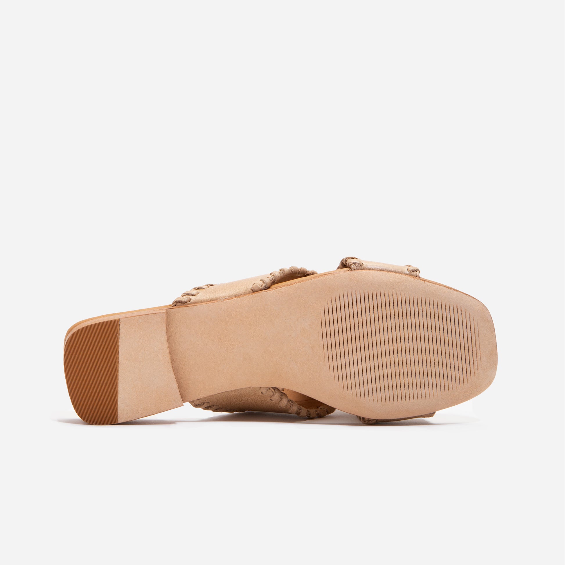 Catalina Sandal Whipstitch Almond