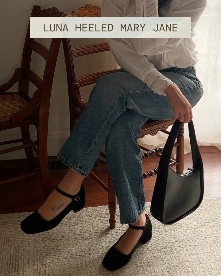 Luna Heeled Mary Jane