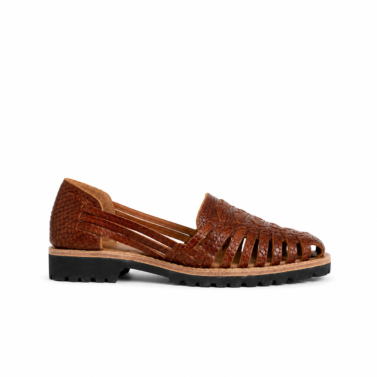 Women's Huarache Lug Sandal Cider Snake