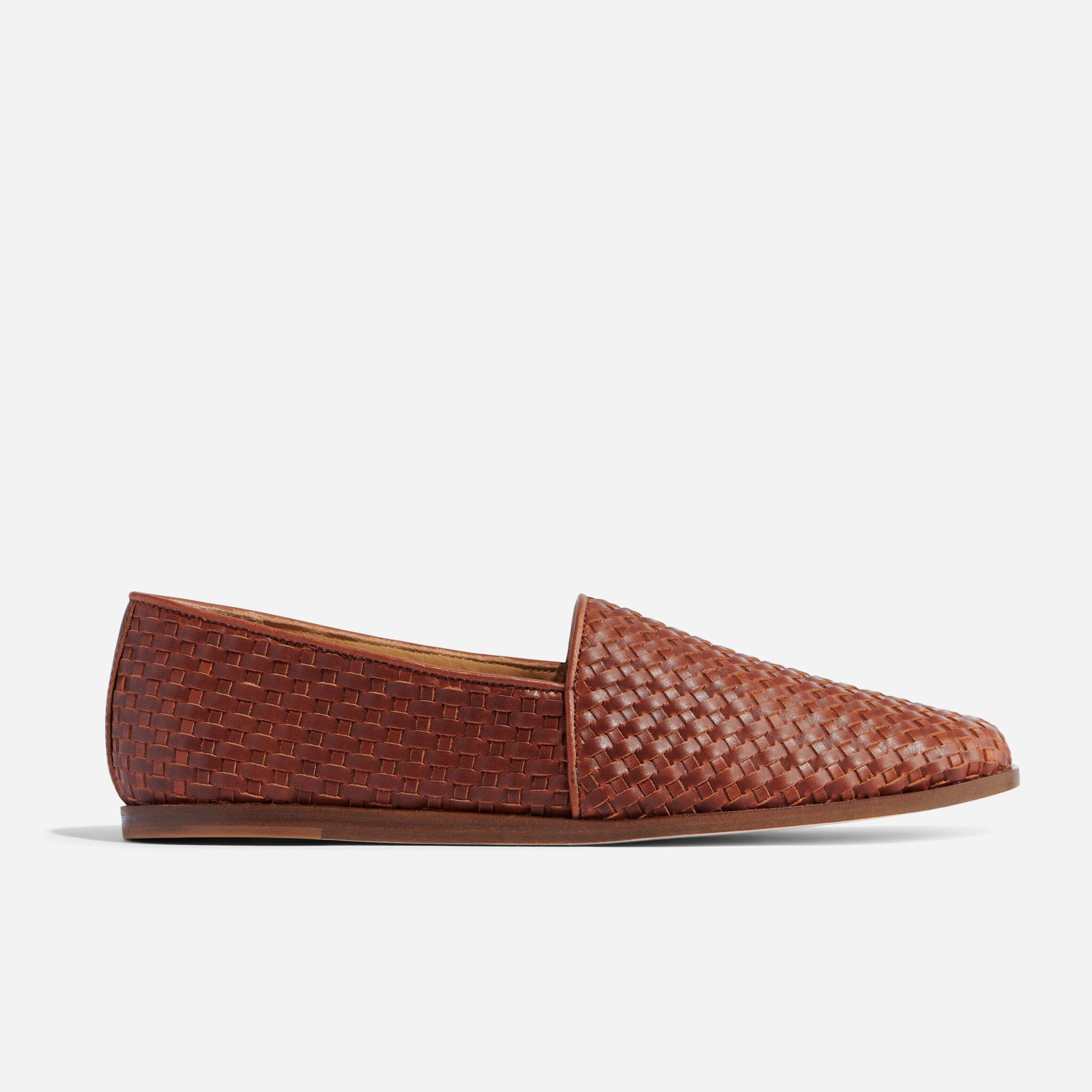 Alejandro Woven Slip On Woven Brandy Men's Leather Slip On Nisolo 