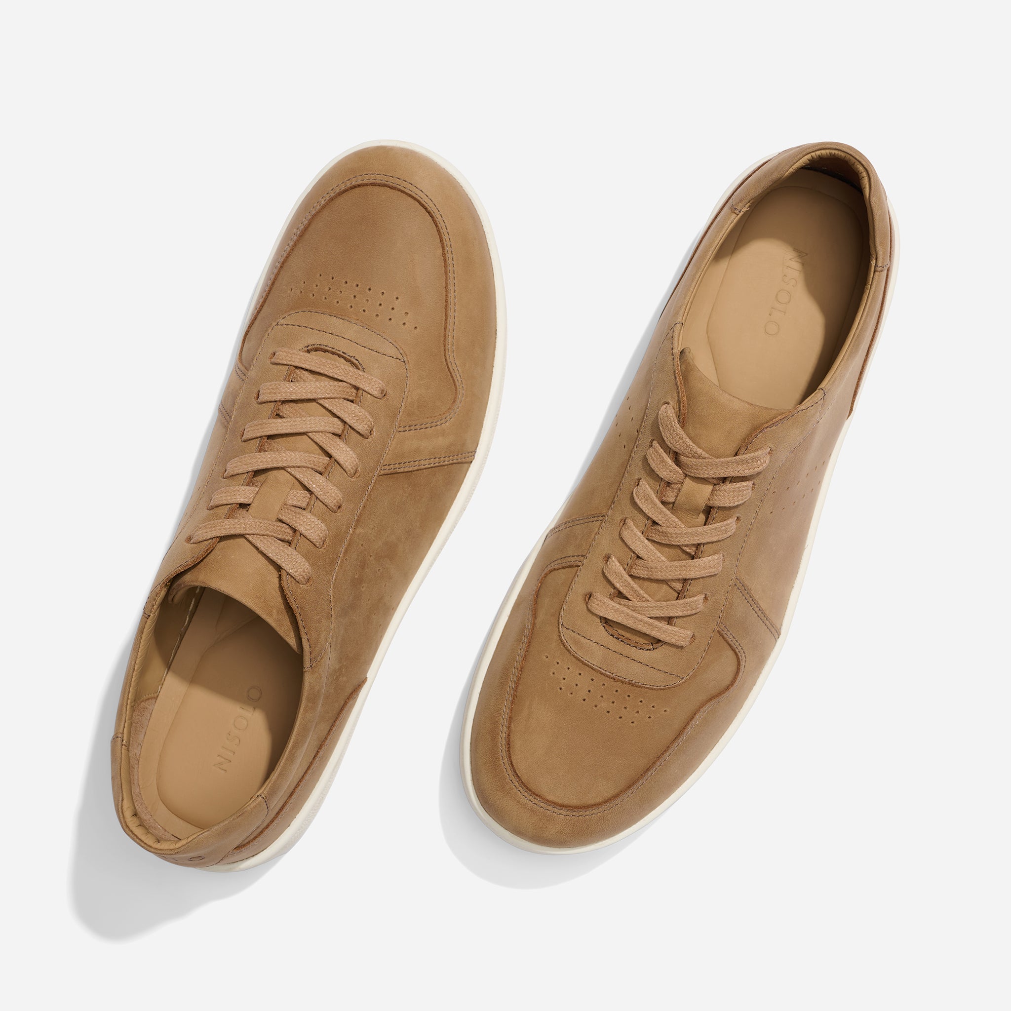 Beto Go-To Court Sneaker Tobacco