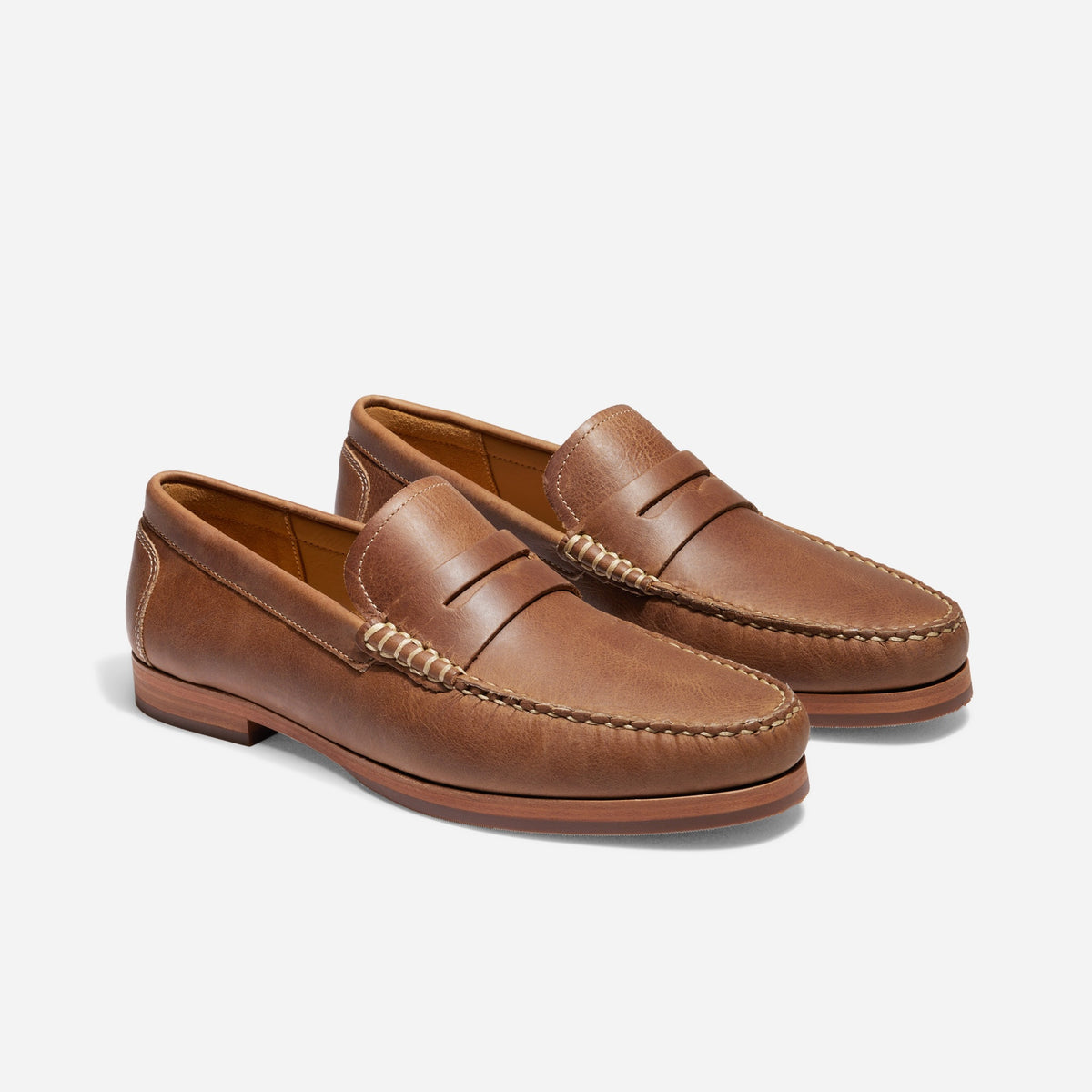 Leo Penny Loafer Tobacco