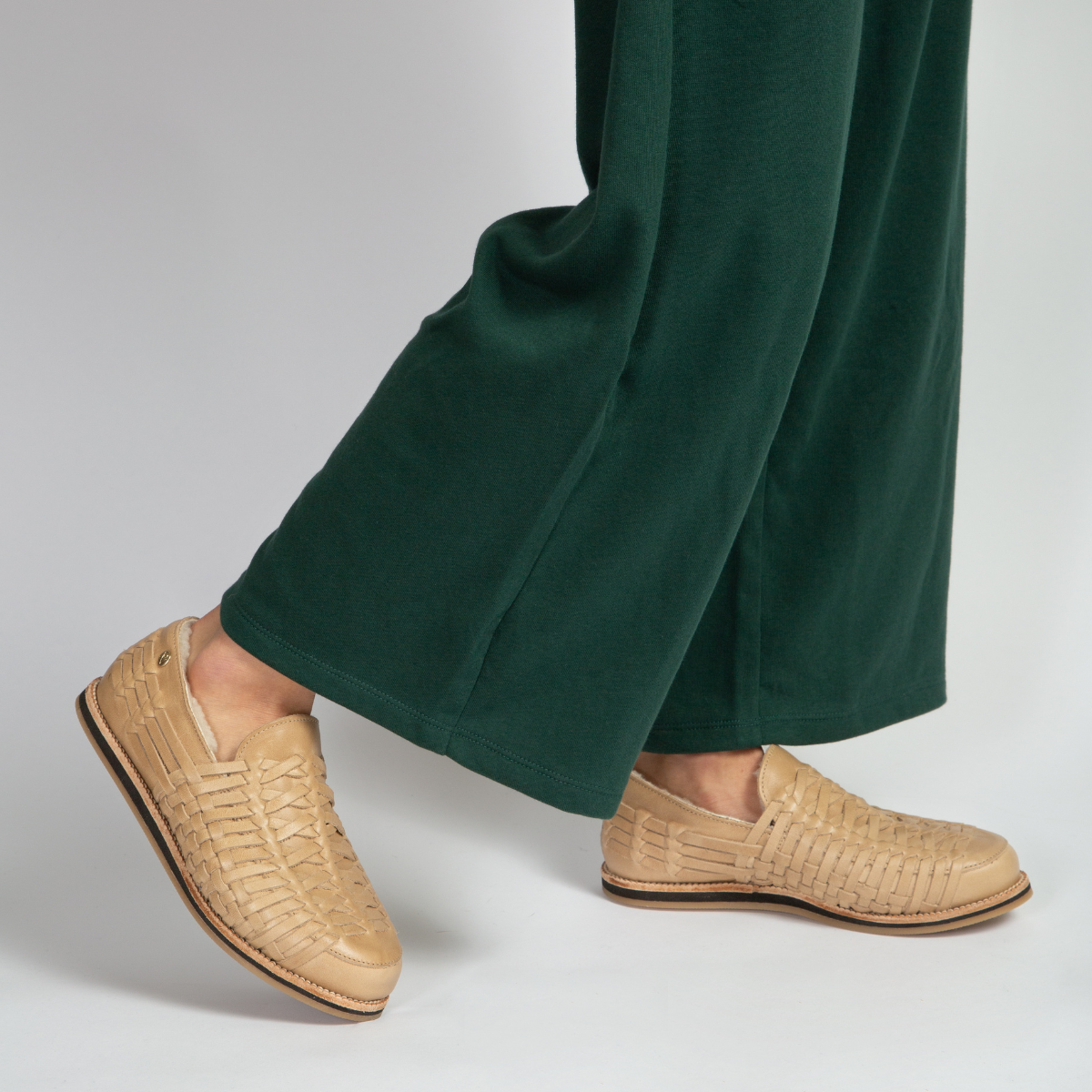 Women's Huarache Cozy Slip On Almond