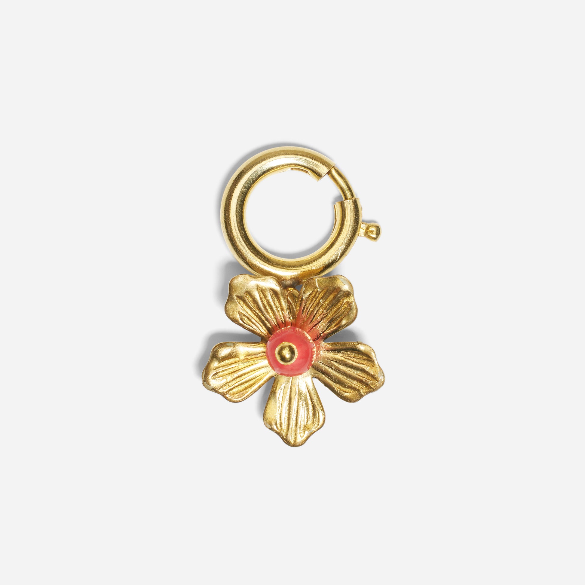 Shoe Charm Flower Pink