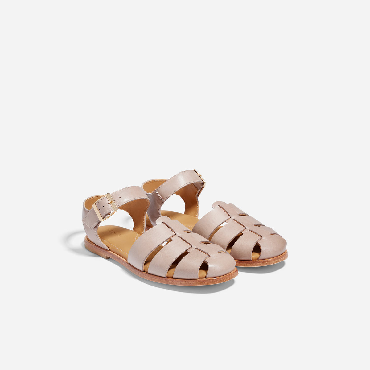 Mira Fisherman Sandal Greige