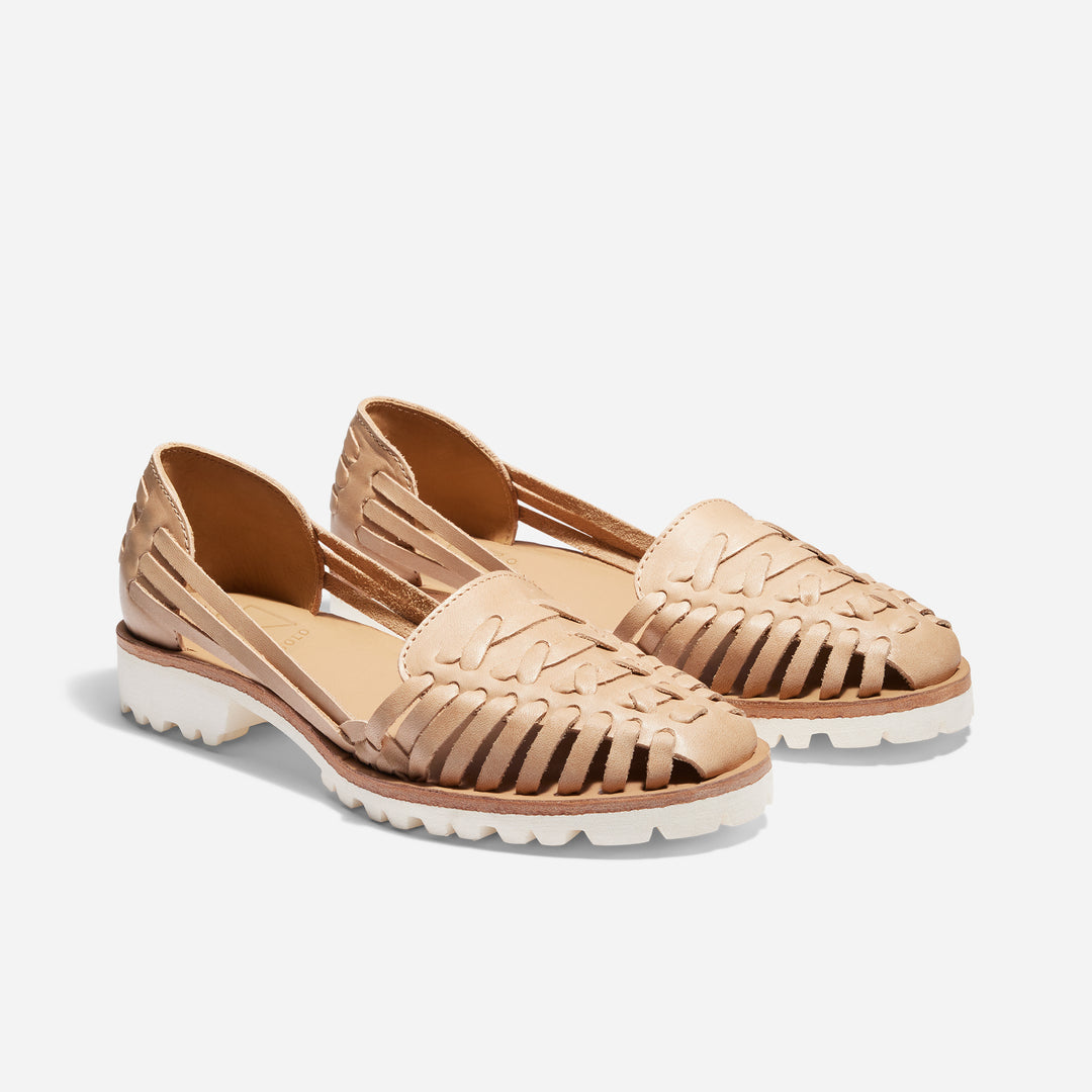 Women's Huarache Lug Sandal Almond