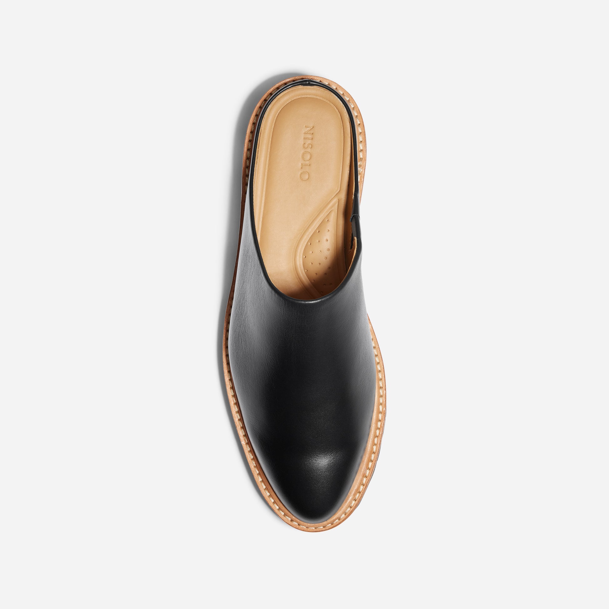 Emilee Lug Mule Black