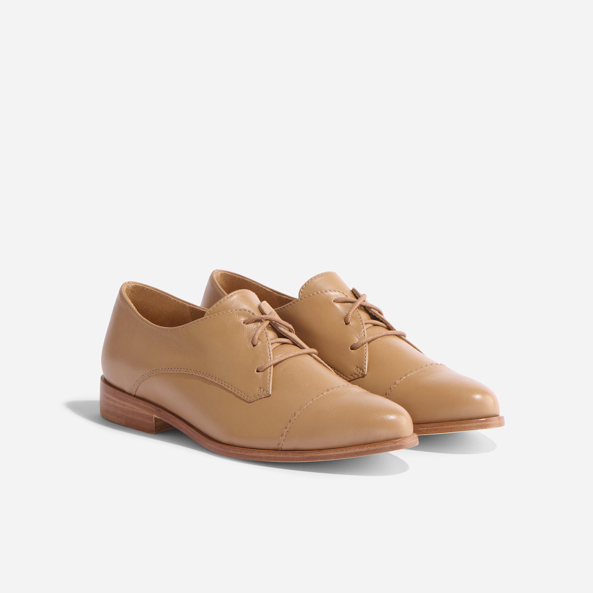 Emilia Cap Toe Oxford Almond