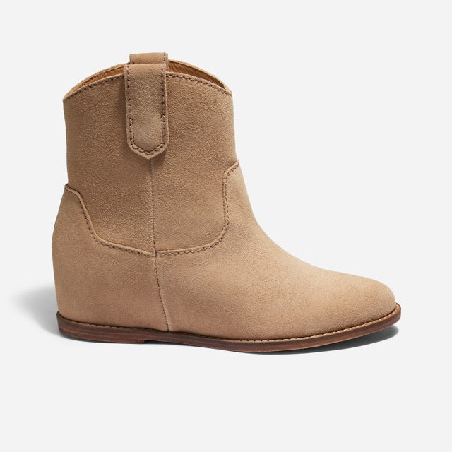 Amaya Bootie Linen Suede