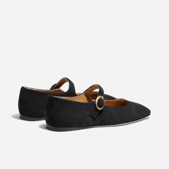Lola Mary Jane Black Suede
