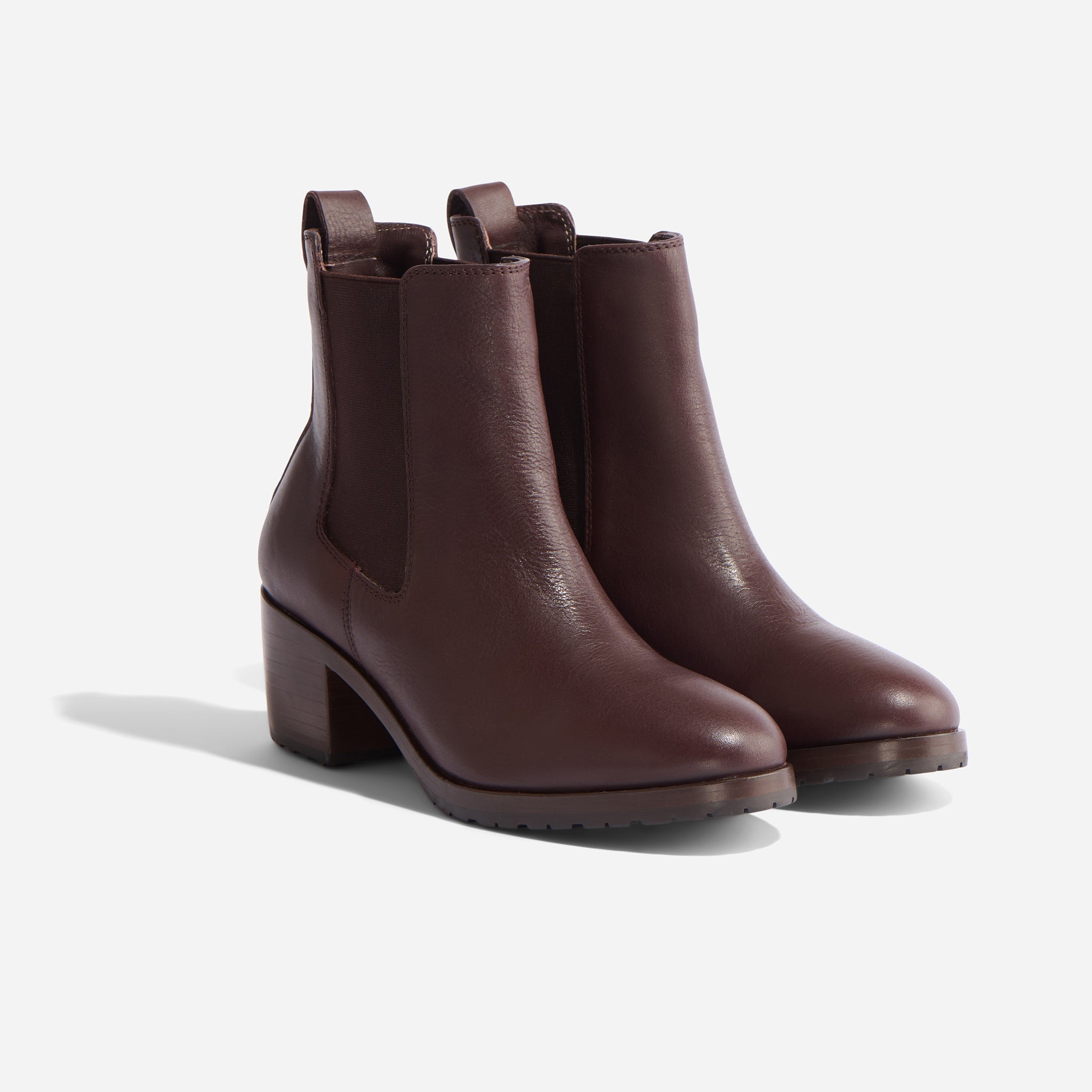 Ana Go-To Heeled Chelsea Boot Wine