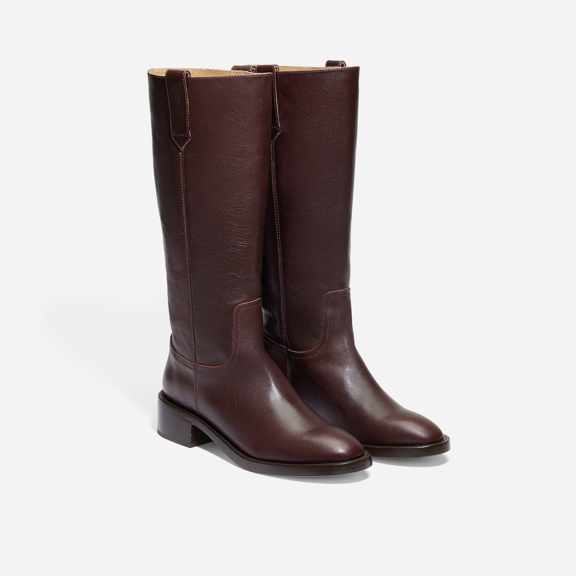 Vera Knee High Boot Wine