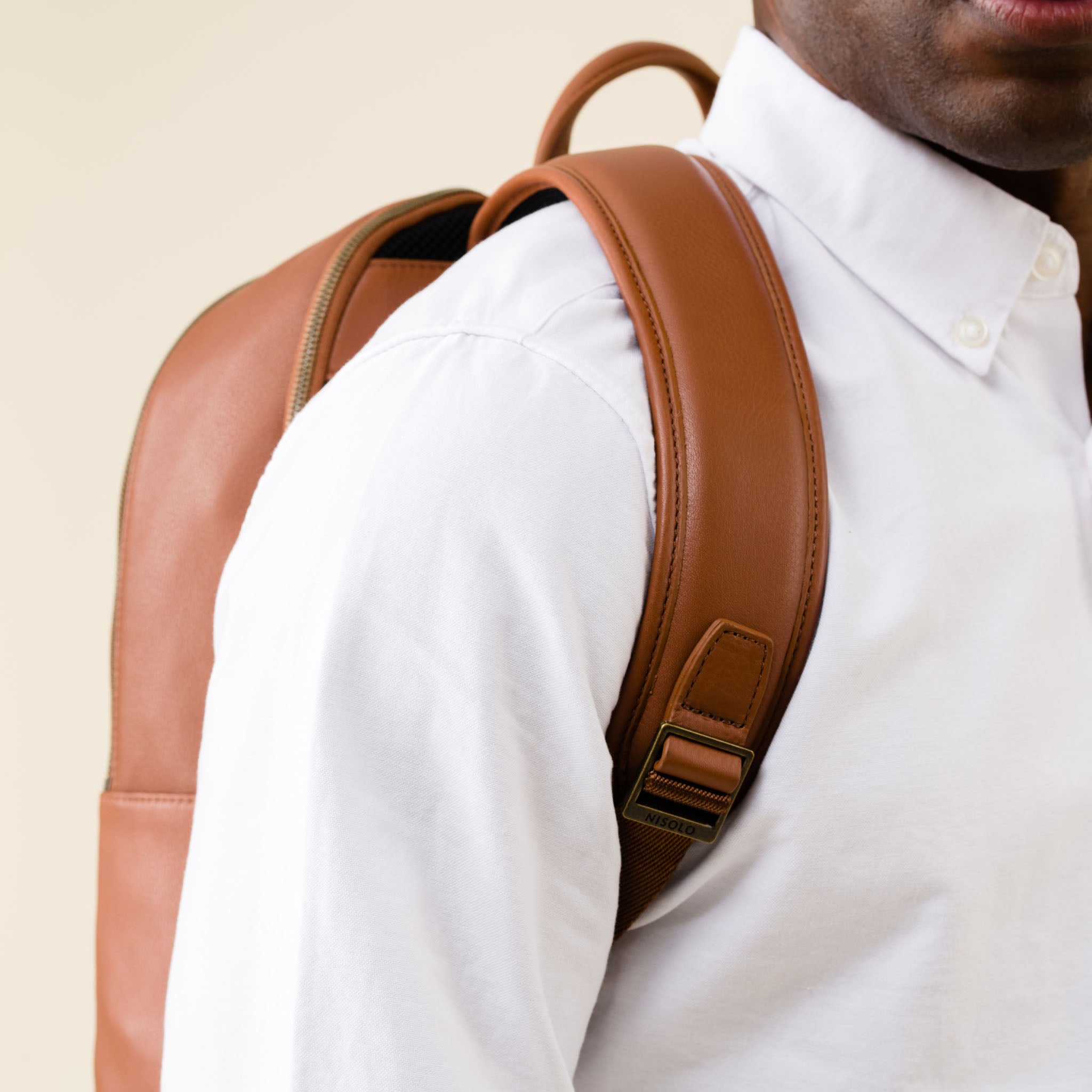 Alex Commuter Backpack Caramel