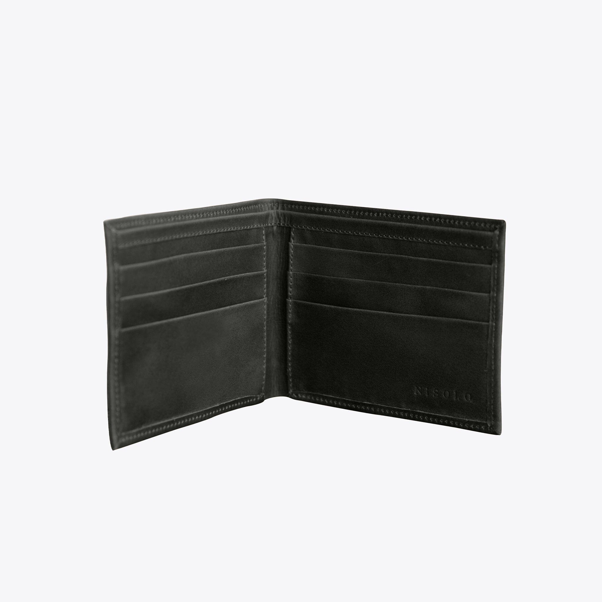 Brewer Wallet Black Men's Wallet Nisolo 