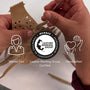 Hands working on leather with Leather Working Group certification logo and icons.