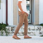 Image 2 of the Men's Huarache Sandal Almond Men's Leather Slip On Nisolo 