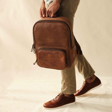 Image 1 of the Cordoba Backpack Chestnut Leather goods Nisolo 