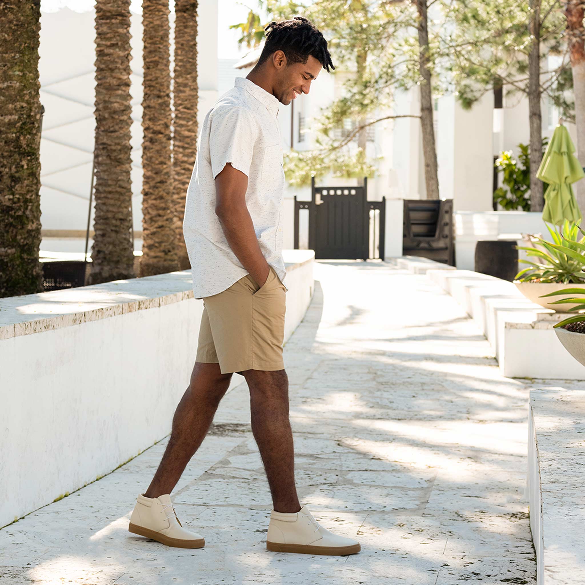 Everyday Mid Top Sneaker Bone/Gum